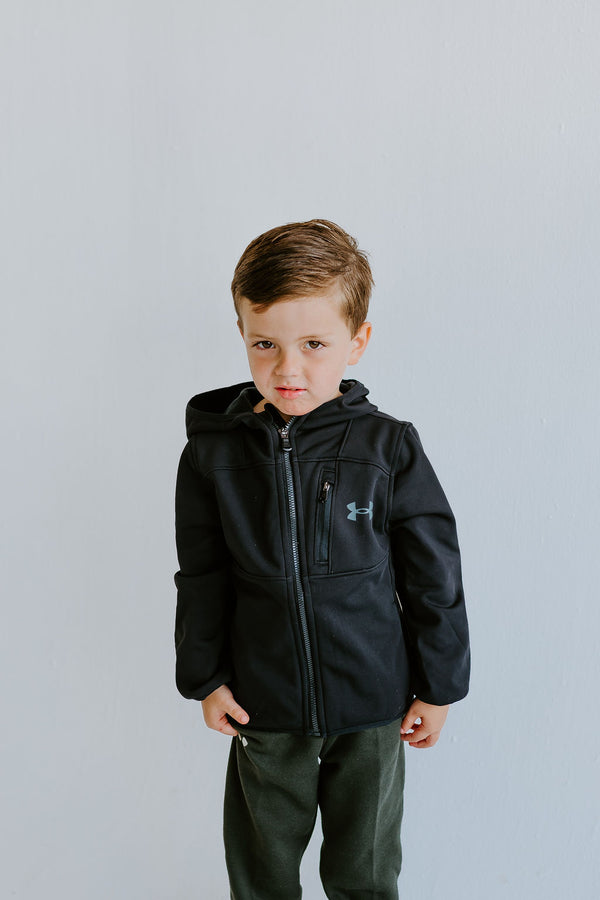 UA Toddler Black Soft Shell Jacket