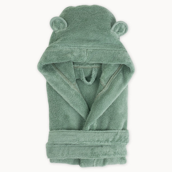 Organic Cotton Hooded Cover-Up Sage