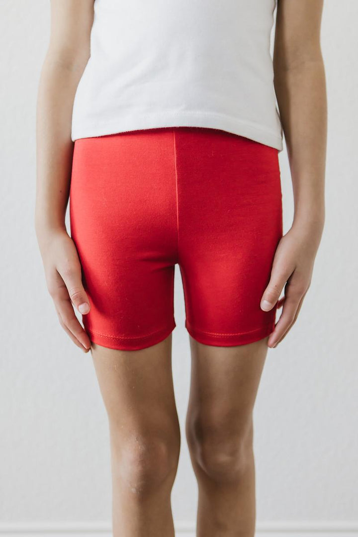 Red Twirl Shorts