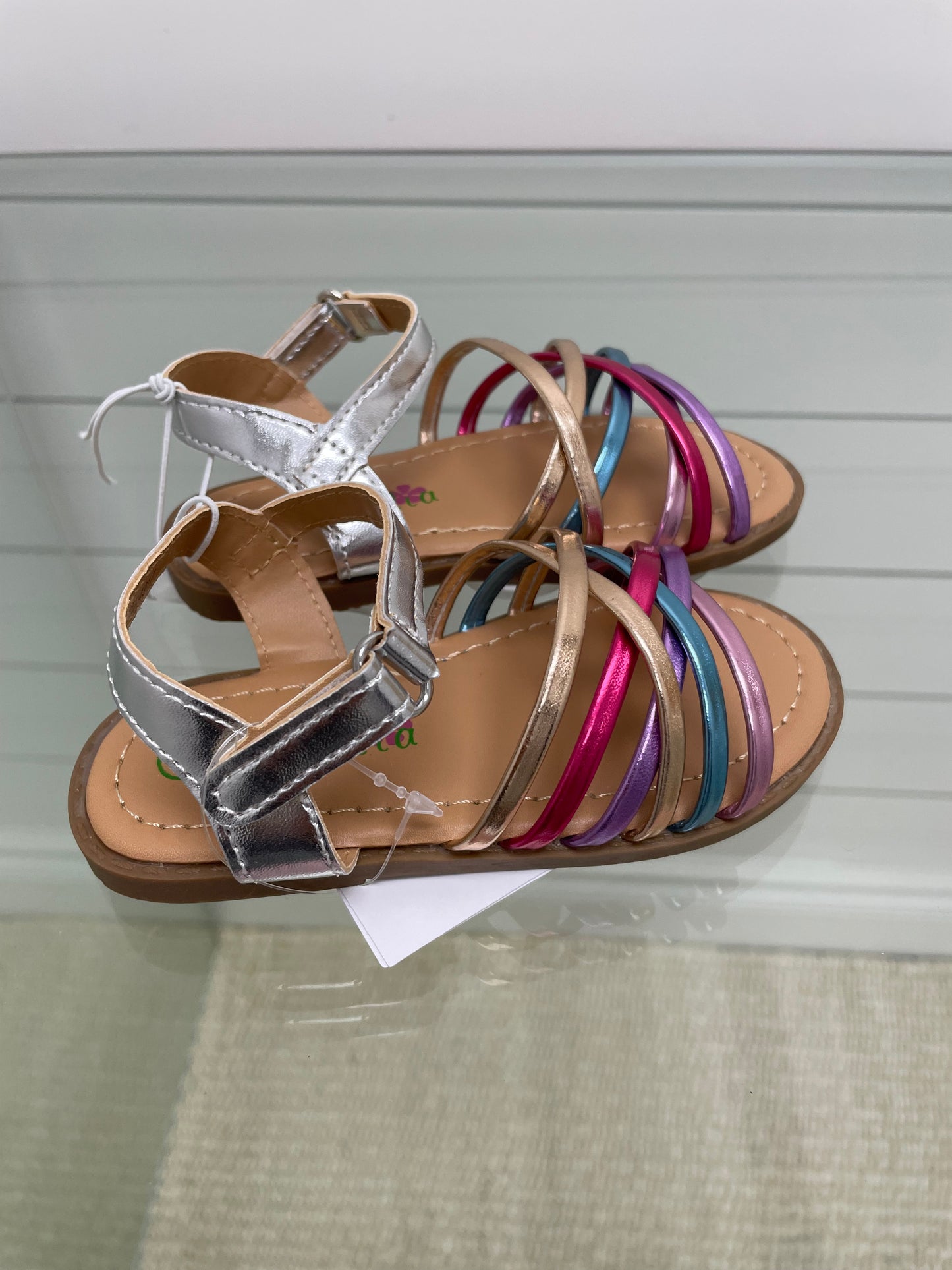 Sadie Silver Multi Sandals