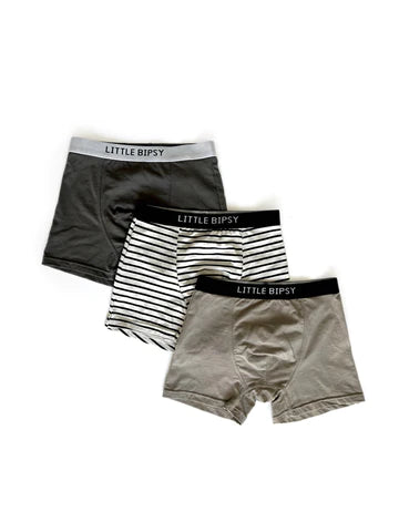BOXER BRIEF 3-PACK - PEWTER MIX