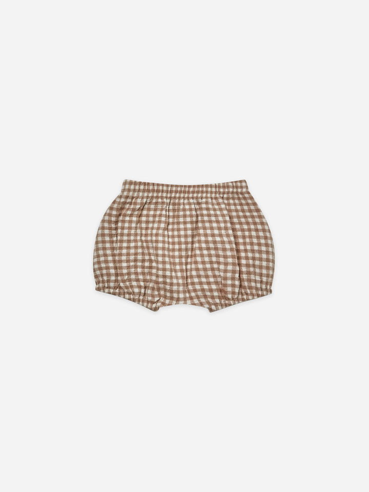 Woven Bloomer - Cocoa Gingham