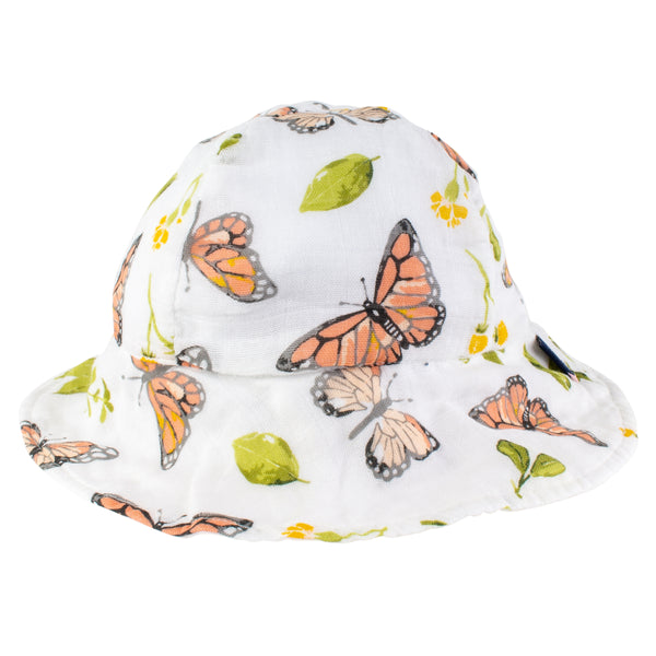 Butterfly Soft Muslin Sun Hat