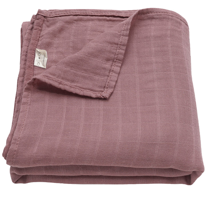 Violet Muslin Swaddle Blanket