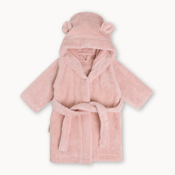 Organic Cotton Hooded Cover Up Blush